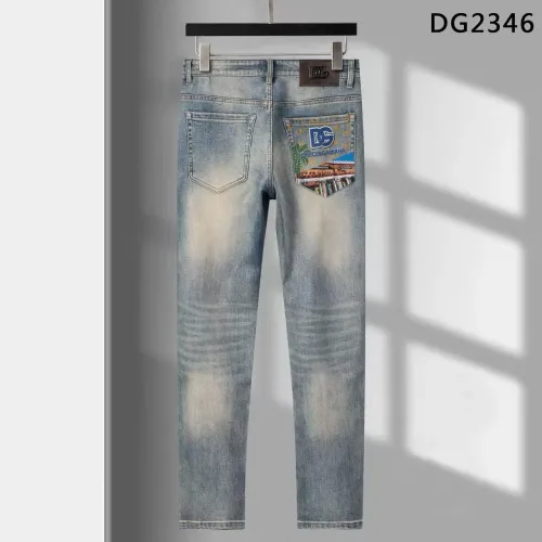 Replica Dolce & Gabbana D&G Jeans For Men #1483999 $45.00 USD for Wholesale