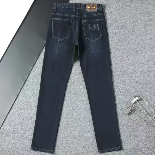 Replica Fendi Jeans For Men #1484001 $45.00 USD for Wholesale