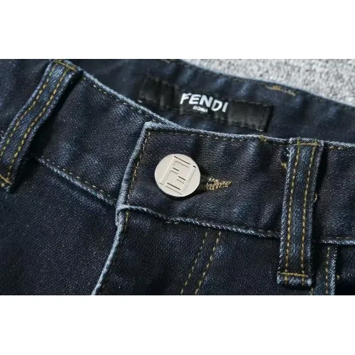 Replica Fendi Jeans For Men #1484001 $45.00 USD for Wholesale