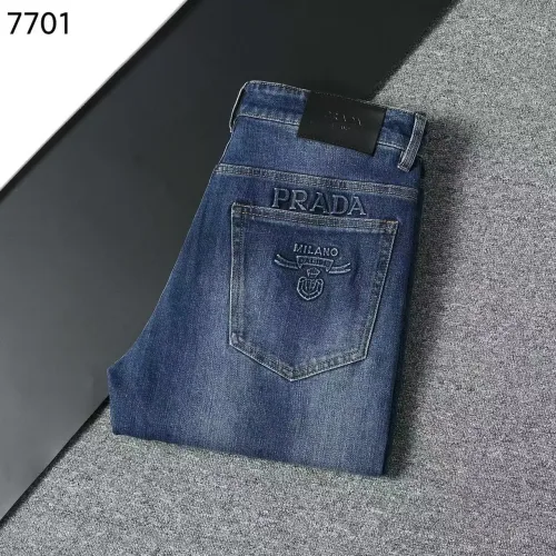 Wholesale Prada Jeans For Men #1484002 $45.00 USD, Wholesale Quality Replica Prada Jeans