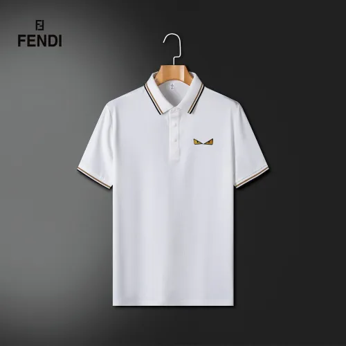 Wholesale Fendi T-Shirts Short Sleeved For Men #1484056 $42.00 USD, Wholesale Quality Replica Fendi T-Shirts