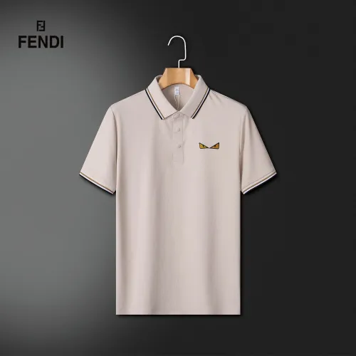 Wholesale Fendi T-Shirts Short Sleeved For Men #1484057 $42.00 USD, Wholesale Quality Replica Fendi T-Shirts