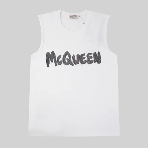 Wholesale Alexander McQueen T-shirts Sleeveless For Unisex #1484122 $29.00 USD, Wholesale Quality Replica Alexander McQueen T-shirts