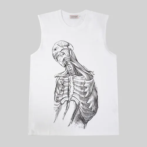 Wholesale Alexander McQueen T-shirts Sleeveless For Unisex #1484124 $29.00 USD, Wholesale Quality Replica Alexander McQueen T-shirts