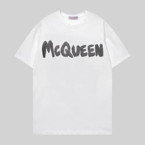 Wholesale Alexander McQueen T-shirts Short Sleeved For Unisex #1484130 $32.00 USD, Wholesale Quality Replica Alexander McQueen T-shirts