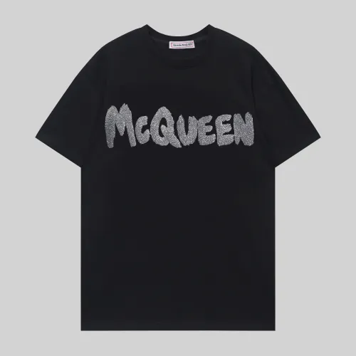 Wholesale Alexander McQueen T-shirts Short Sleeved For Unisex #1484131 $32.00 USD, Wholesale Quality Replica Alexander McQueen T-shirts