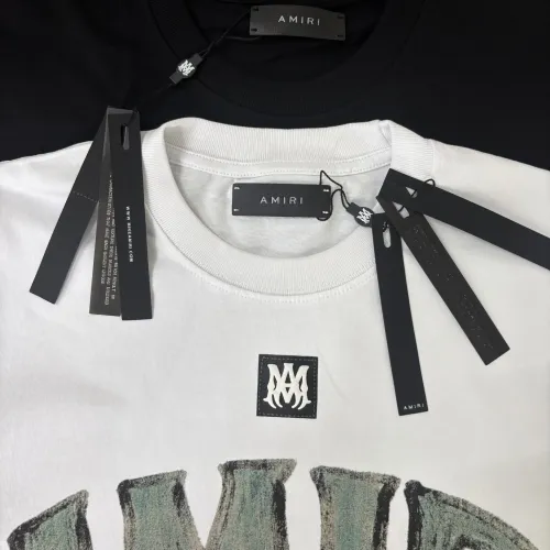 Replica Amiri T-Shirts Short Sleeved For Unisex #1484132 $32.00 USD for Wholesale