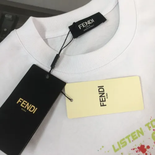 Replica Fendi T-Shirts Short Sleeved For Men #1484148 $45.00 USD for Wholesale