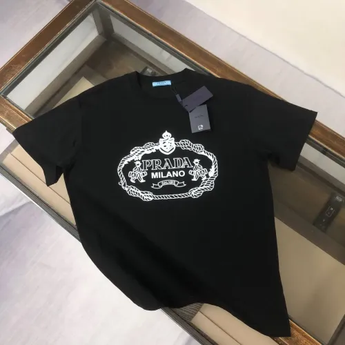 Wholesale Prada T-Shirts Short Sleeved For Men #1484167 $45.00 USD, Wholesale Quality Replica Prada T-Shirts