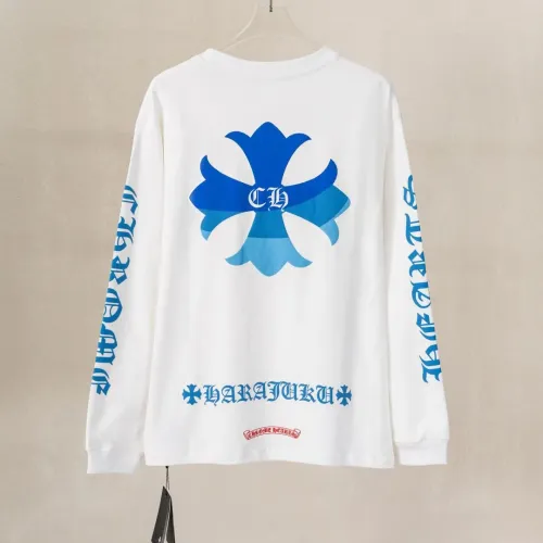 Replica Chrome Hearts T-Shirts Long Sleeved For Unisex #1484239 $52.00 USD for Wholesale