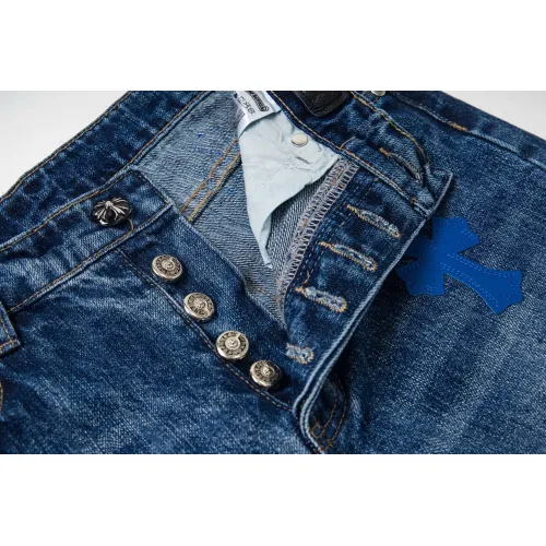 Replica Chrome Hearts Jeans For Men #1484247 $64.00 USD for Wholesale