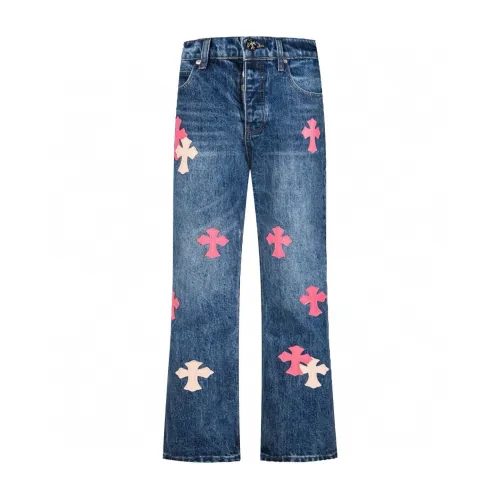 Wholesale Chrome Hearts Jeans For Men #1484248 $64.00 USD, Wholesale Quality Replica Chrome Hearts Jeans