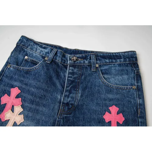 Replica Chrome Hearts Jeans For Men #1484248 $64.00 USD for Wholesale