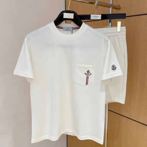 Wholesale Moncler Tracksuits Short Sleeved For Men #1484282 $105.00 USD, Wholesale Quality Replica Moncler Tracksuits