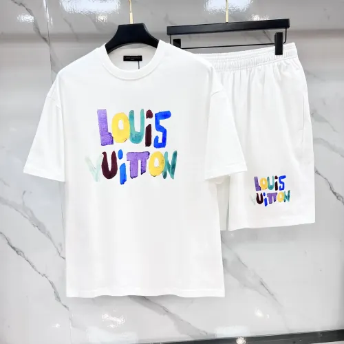 Wholesale Louis Vuitton LV Tracksuits Short Sleeved For Men #1484430 $108.00 USD, Wholesale Quality Replica Louis Vuitton LV Tracksuits