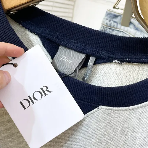 Replica Christian Dior Hoodies Long Sleeved For Unisex #1484455 $80.00 USD for Wholesale