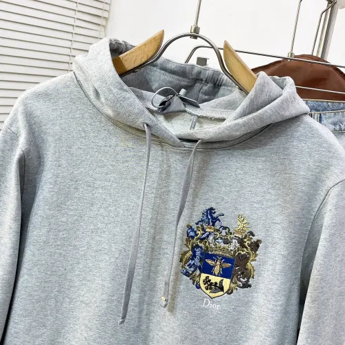 Replica Christian Dior Hoodies Long Sleeved For Unisex #1484457 $85.00 USD for Wholesale