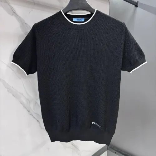 Wholesale Prada T-Shirts Short Sleeved For Men #1484672 $80.00 USD, Wholesale Quality Replica Prada T-Shirts
