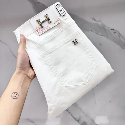 Wholesale Hermes Jeans For Men #1484673 $80.00 USD, Wholesale Quality Replica Hermes Jeans