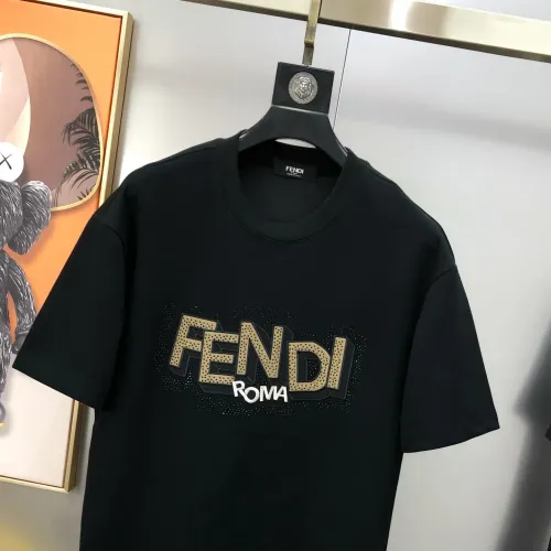 Replica Fendi Tracksuits Short Sleeved For Men #1484715 $88.00 USD for Wholesale