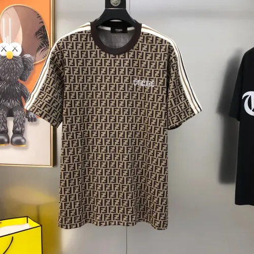 Replica Fendi Tracksuits Short Sleeved For Men #1484716 $88.00 USD for Wholesale