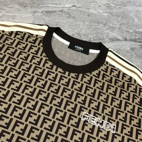 Replica Fendi Tracksuits Short Sleeved For Men #1484716 $88.00 USD for Wholesale