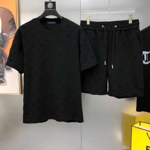 Wholesale Louis Vuitton LV Tracksuits Short Sleeved For Men #1484724 $88.00 USD, Wholesale Quality Replica Louis Vuitton LV Tracksuits