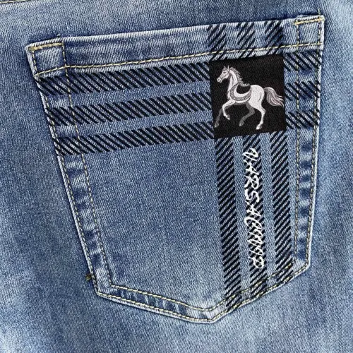 Replica Hermes Jeans For Men #1484737 $92.00 USD for Wholesale