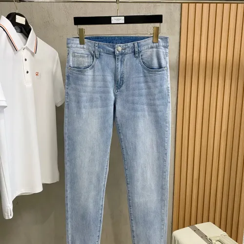 Replica Hermes Jeans For Men #1484739 $92.00 USD for Wholesale