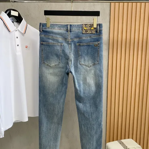 Replica Fendi Jeans For Men #1484745 $92.00 USD for Wholesale