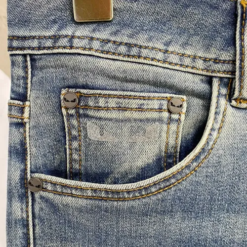 Replica Fendi Jeans For Men #1484745 $92.00 USD for Wholesale