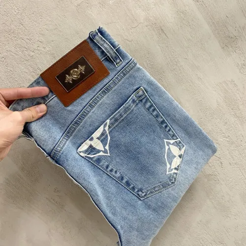 Wholesale Louis Vuitton LV Jeans For Men #1484750 $92.00 USD, Wholesale Quality Replica Louis Vuitton LV Jeans