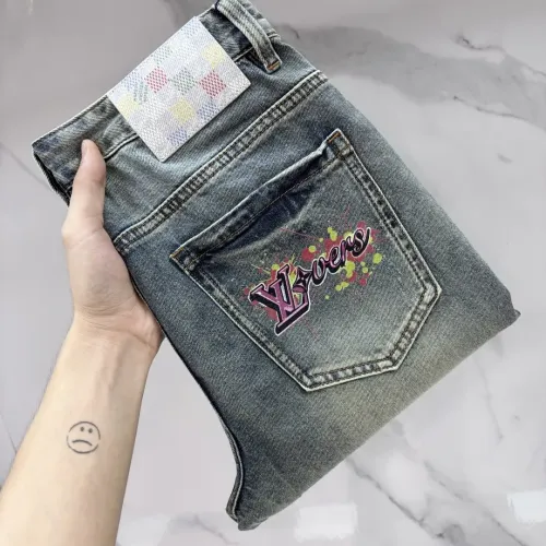 Wholesale Louis Vuitton LV Jeans For Men #1484782 $88.00 USD, Wholesale Quality Replica Louis Vuitton LV Jeans