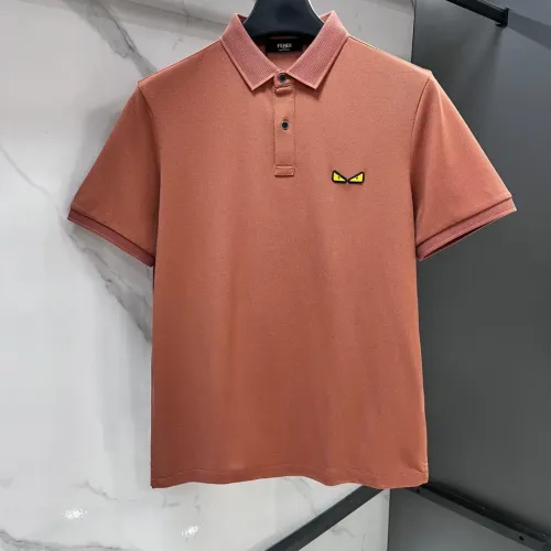 Wholesale Fendi T-Shirts Short Sleeved For Men #1484786 $85.00 USD, Wholesale Quality Replica Fendi T-Shirts