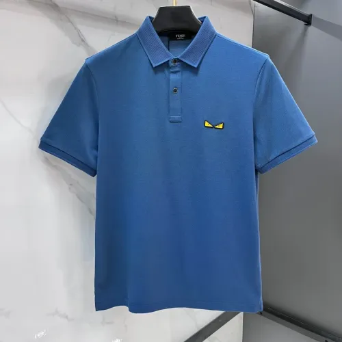 Wholesale Fendi T-Shirts Short Sleeved For Men #1484787 $85.00 USD, Wholesale Quality Replica Fendi T-Shirts
