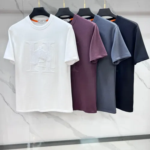 Replica Hermes T-Shirts Short Sleeved For Men #1484792 $68.00 USD for Wholesale