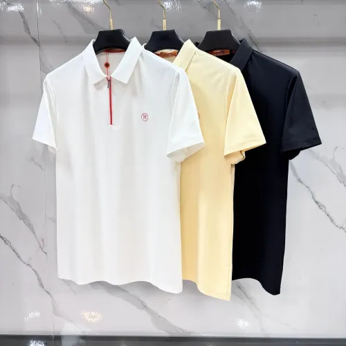 Replica Hermes T-Shirts Short Sleeved For Men #1484798 $72.00 USD for Wholesale