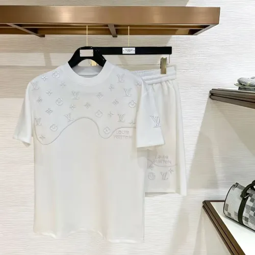 Wholesale Louis Vuitton LV Tracksuits Short Sleeved For Men #1484808 $112.00 USD, Wholesale Quality Replica Louis Vuitton LV Tracksuits