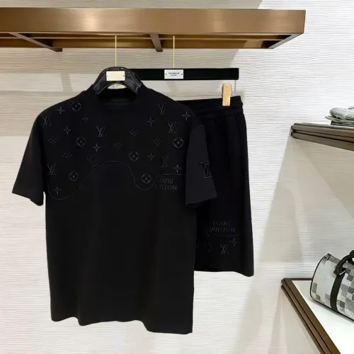 Wholesale Louis Vuitton LV Tracksuits Short Sleeved For Men #1484809 $112.00 USD, Wholesale Quality Replica Louis Vuitton LV Tracksuits