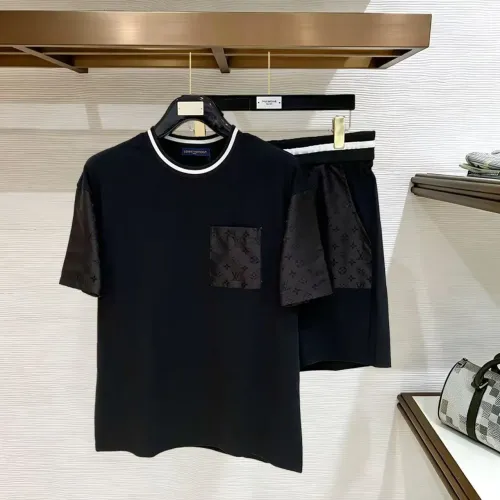 Wholesale Louis Vuitton LV Tracksuits Short Sleeved For Men #1484816 $112.00 USD, Wholesale Quality Replica Louis Vuitton LV Tracksuits