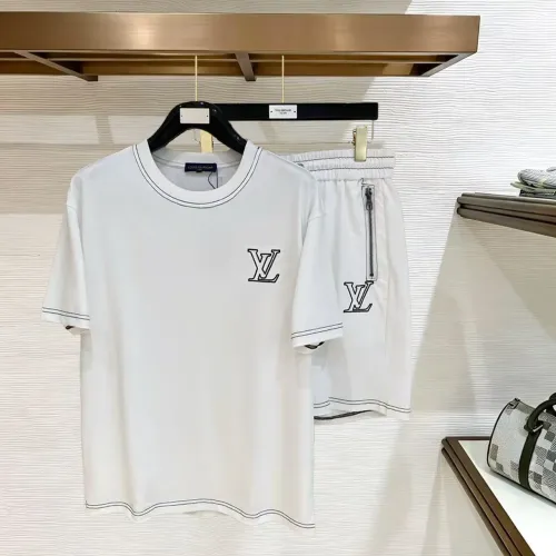 Wholesale Louis Vuitton LV Tracksuits Short Sleeved For Men #1484817 $112.00 USD, Wholesale Quality Replica Louis Vuitton LV Tracksuits