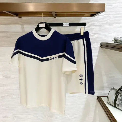 Wholesale Louis Vuitton LV Tracksuits Short Sleeved For Men #1484846 $112.00 USD, Wholesale Quality Replica Louis Vuitton LV Tracksuits