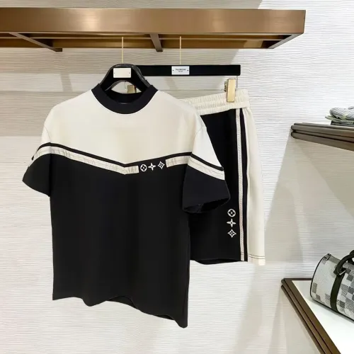 Wholesale Louis Vuitton LV Tracksuits Short Sleeved For Men #1484847 $112.00 USD, Wholesale Quality Replica Louis Vuitton LV Tracksuits