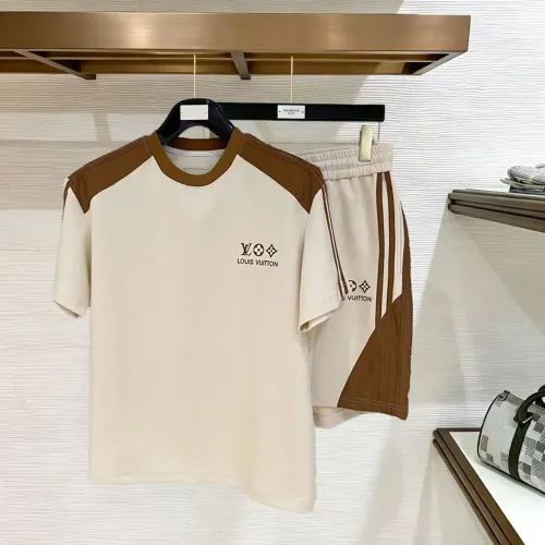 Wholesale Louis Vuitton LV Tracksuits Short Sleeved For Men #1484848 $112.00 USD, Wholesale Quality Replica Louis Vuitton LV Tracksuits