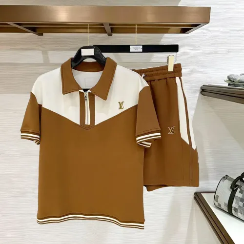 Wholesale Louis Vuitton LV Tracksuits Short Sleeved For Men #1484851 $112.00 USD, Wholesale Quality Replica Louis Vuitton LV Tracksuits