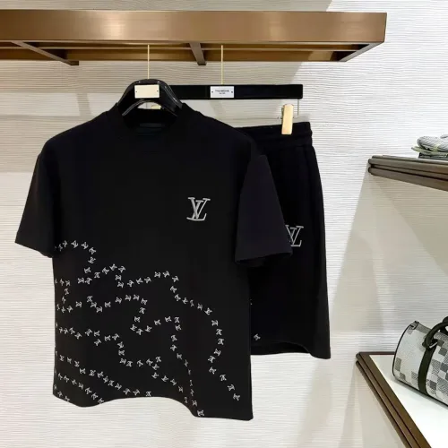 Wholesale Louis Vuitton LV Tracksuits Short Sleeved For Men #1484855 $112.00 USD, Wholesale Quality Replica Louis Vuitton LV Tracksuits