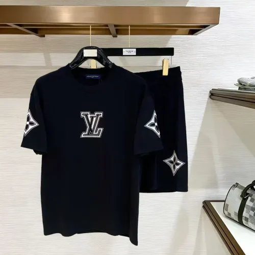 Wholesale Louis Vuitton LV Tracksuits Short Sleeved For Men #1484859 $112.00 USD, Wholesale Quality Replica Louis Vuitton LV Tracksuits