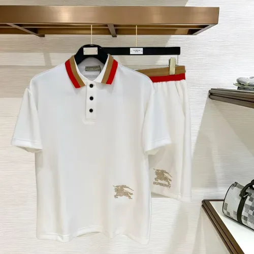 Wholesale Burberry Tracksuits Short Sleeved For Men #1484867 $112.00 USD, Wholesale Quality Replica Burberry Tracksuits