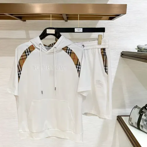 Wholesale Burberry Tracksuits Short Sleeved For Men #1484870 $112.00 USD, Wholesale Quality Replica Burberry Tracksuits