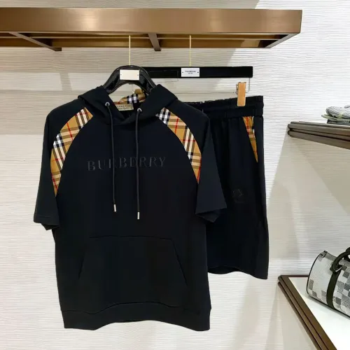 Wholesale Burberry Tracksuits Short Sleeved For Men #1484871 $112.00 USD, Wholesale Quality Replica Burberry Tracksuits